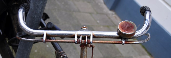old bike handlebars