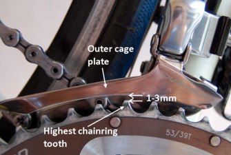 adjusting bike gears front derailleur