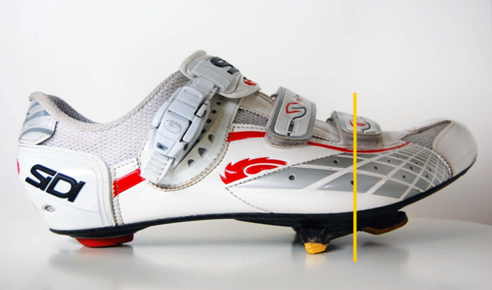 cleat placement on cycling shoes