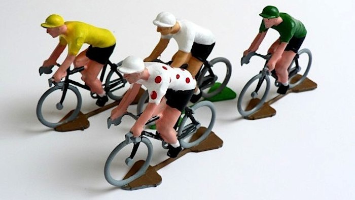 cycling figurines