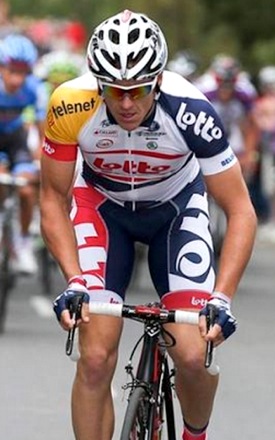 Adam Hansen (Lotto) with narrow bars