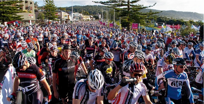 Esprit Gran Fondo Start Line