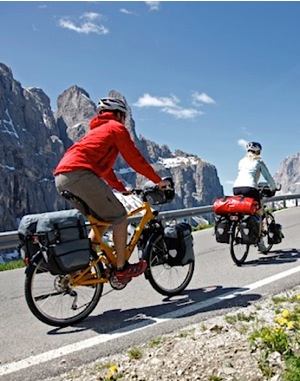 Bike pannier touring