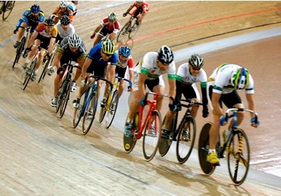 track racing at the velodrome