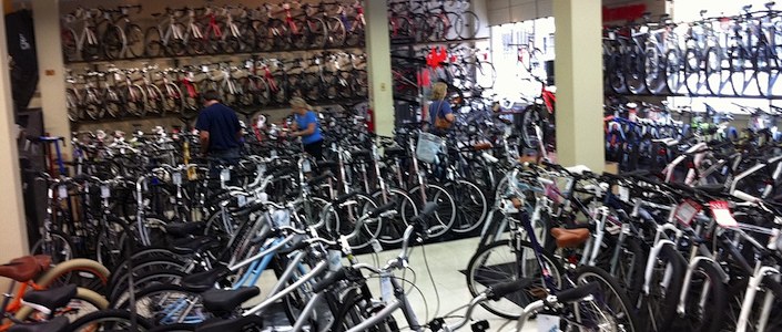 Local bike shops dealing with new technology