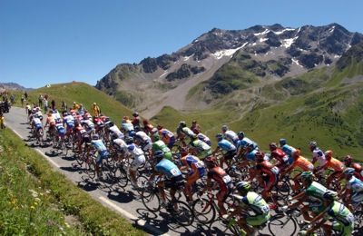 Alpe d'Huez mountain climb tour de france 2008