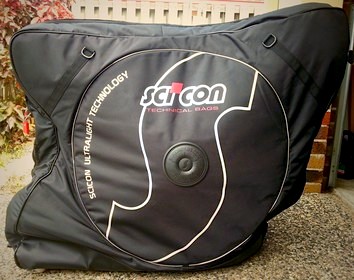 Scicon AeroComfort 2.0 TSA bike bag ready for travel