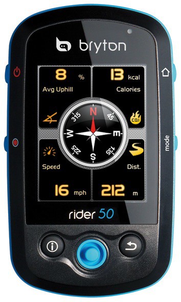 Bryton Rider 50 GPS cycling computer