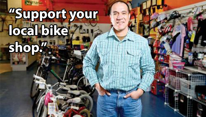 Support your local bike shop