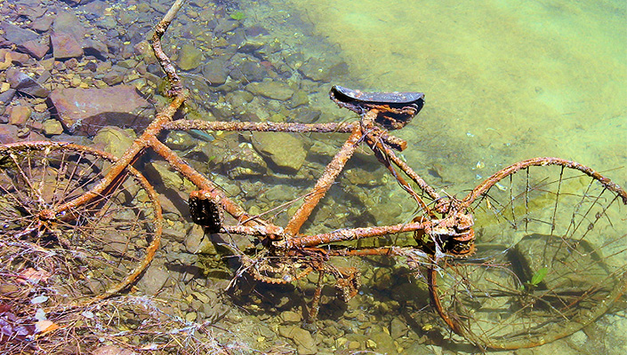 Rusted Steel Bike