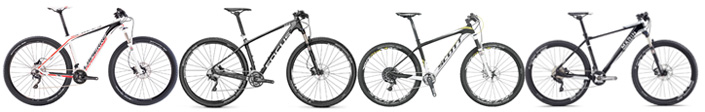 Compare 4 hardtails