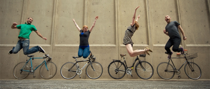 Happy Cyclists