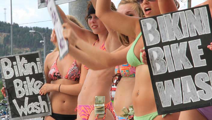 Bikini Bike Wash