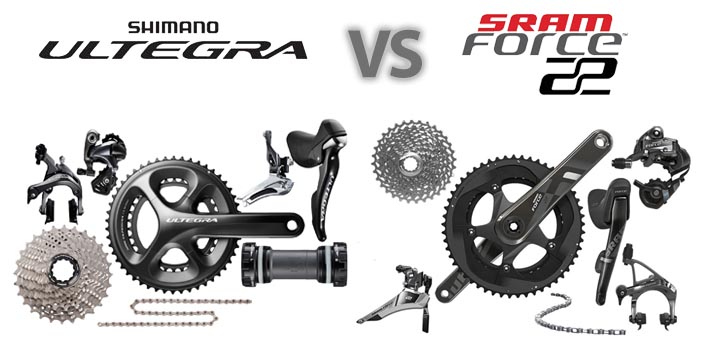 Shimano Ultegra 6800 vs SRAM Force 2015