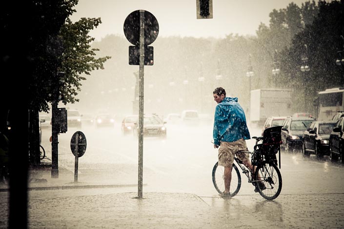rain cycling
