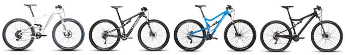 Top Trail dual suspension 29ers for the girls and the boys – Our last 4 picks from $3-4K by Niner, Trek, Santa Cruz, Cannondale
