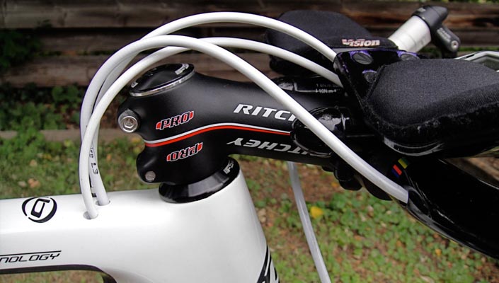 Ritchey Pro Stem - inverted and slammed