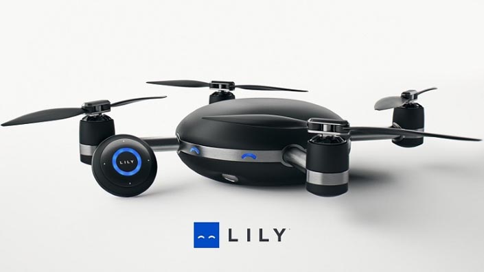 Lily automated drone follows and records video