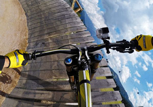 GoPro onboard bike camera