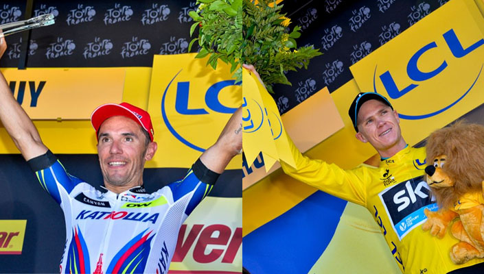 Oliver gets the win, Froome gets the maillot jaune
