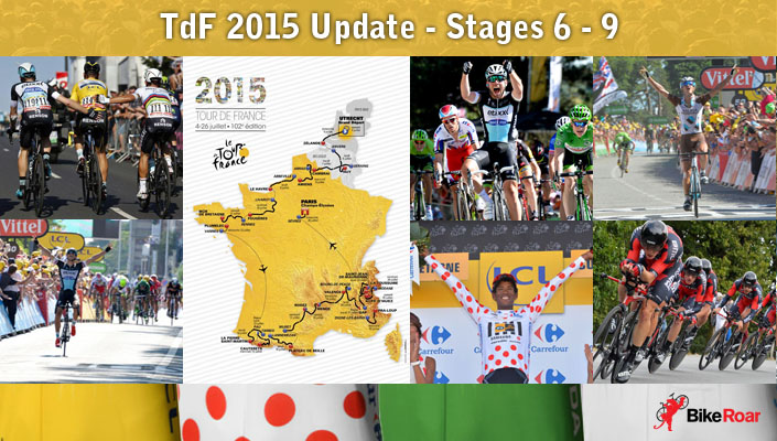 Tour de France 2015 Update - Stages 6 - 9