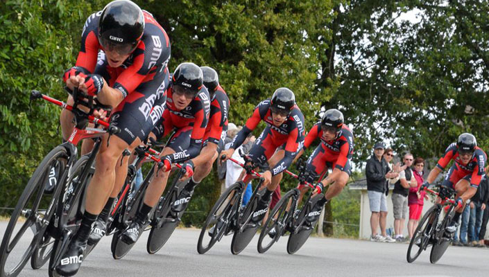 BMC wins the Team Time Trial of stage 9
