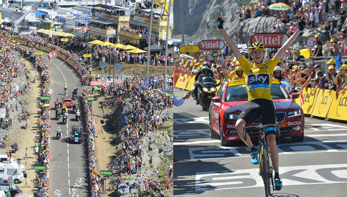 Froome solos to win stage 10 and puts big time on everyone else