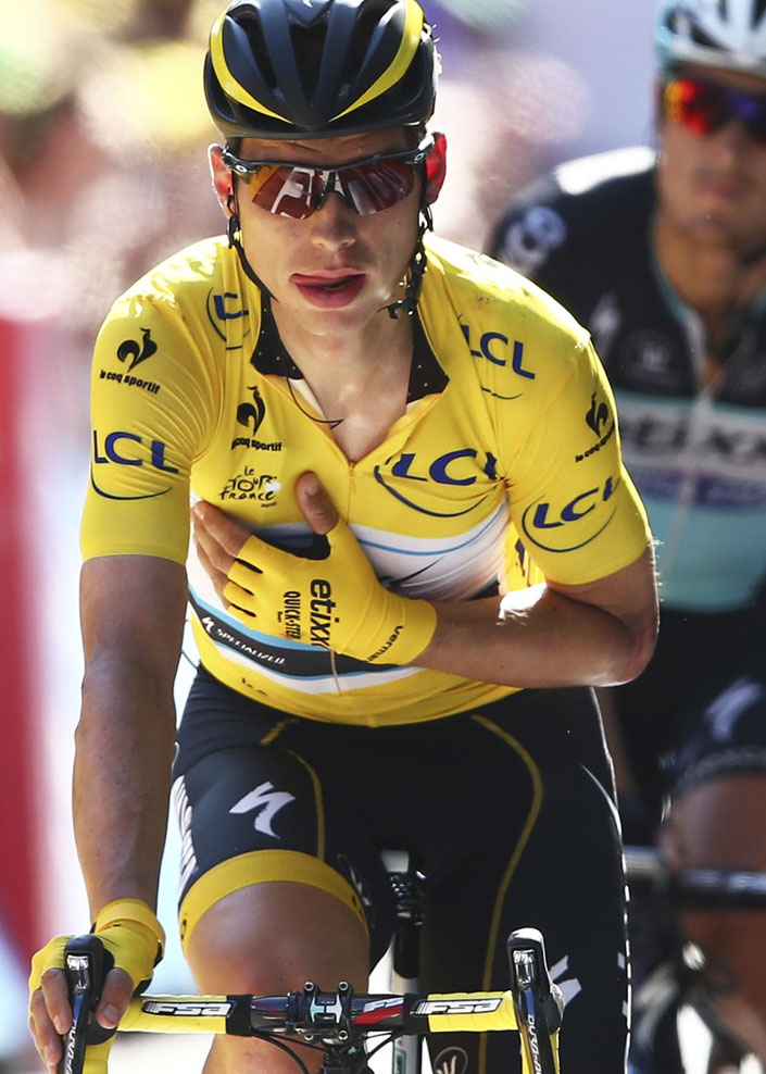 Tony Martin crashed out of the 2015 Tour de France
