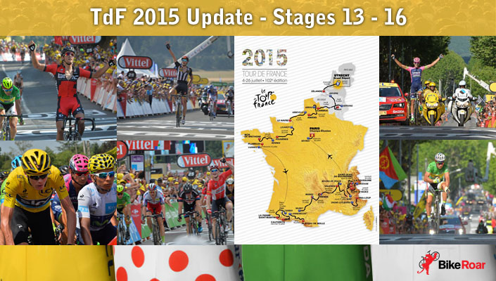 Tour de France 2015 Update - Stages 13-16