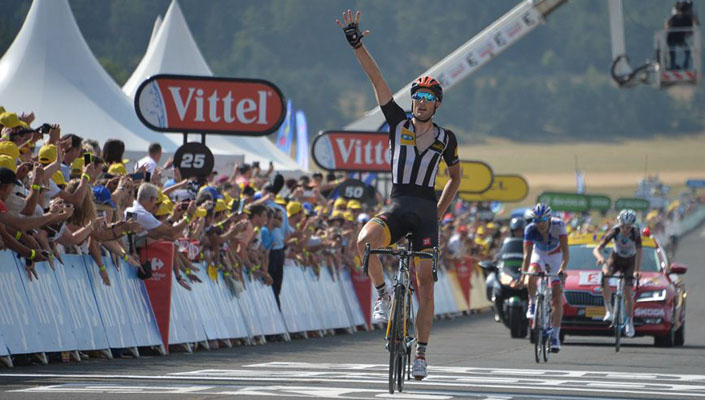 Steven Cummings wins stage 14 - MTN-Qhubeka team's first ever stage win