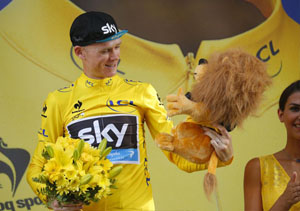 Chris Froome remains solid in the yellow jersey