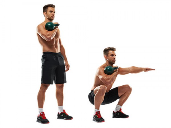 kettlebell squat