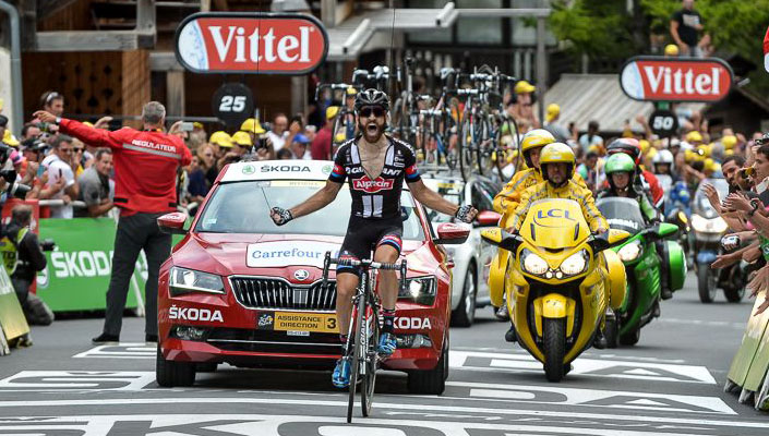 Simon Geschke wins stage 17