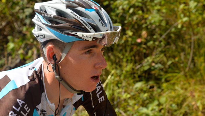 Romain Bardet goes on to win stage 18 - his first tour win