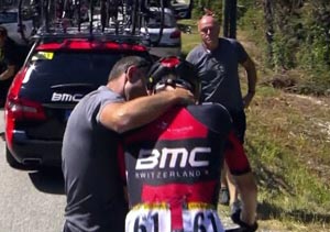 3rd place Teejay van Garderen abandons the Tour de France at stage 17