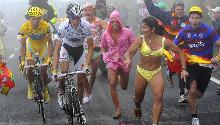 Tour De France spectators