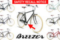 Breezer downtown bicycles recalled