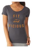 Fit and Vicious Women's T-Shirt by Endurance Conspiracy