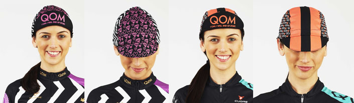 Queen of the Mountain Cycling Caps