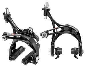 Dual-pivot caliper brakes by Campagnolo