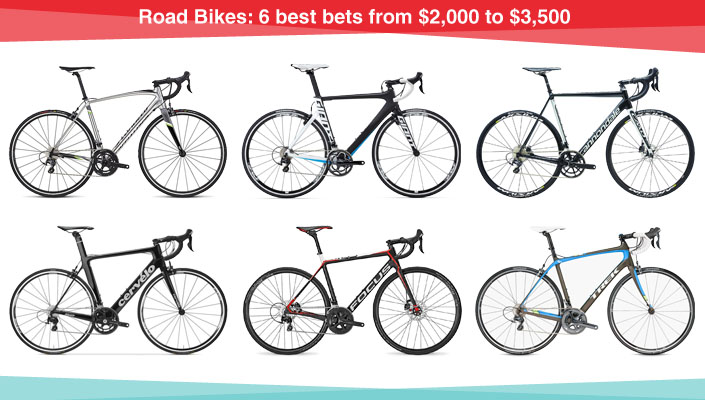 Road Bikes: 6 best bets from $2,000 to $3,500