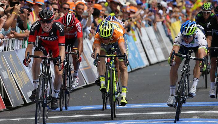 TDU: Simon Snatches Stage Three, Farrar Snatches Fan's Bike