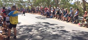 250,000 fans lined the course for TDU stage 5