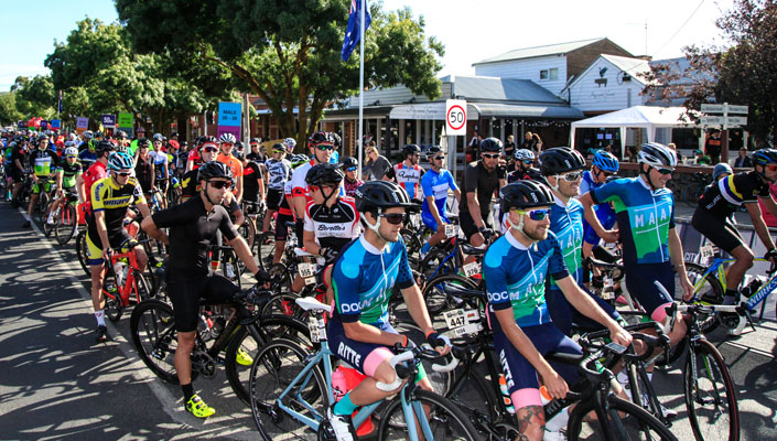 AUS Road Nats Grand Fondo Start