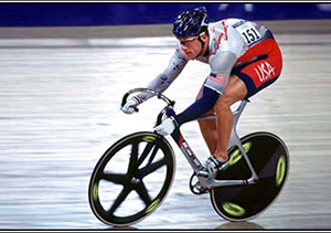 Marty Nothstein at the Sydney Olympics in 2000