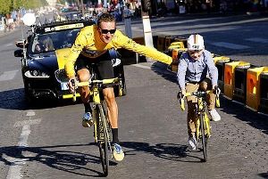 Sleeping while riding bikes