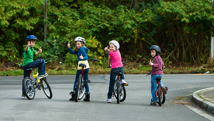 Bike safety for kids