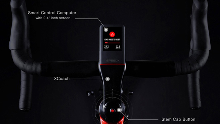 SpeedX Leopard Bike Computer / smart control Diagram