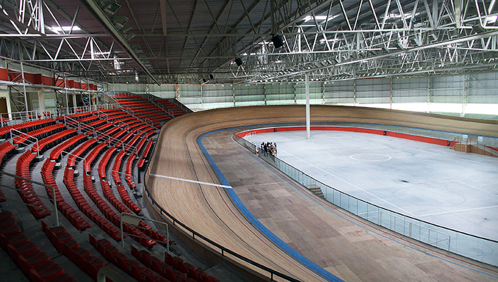 Rio's Olympic Velodrome is purpose built for the 2016 Rio Olympics