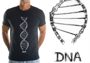 Cycology bicycle DNA shirt